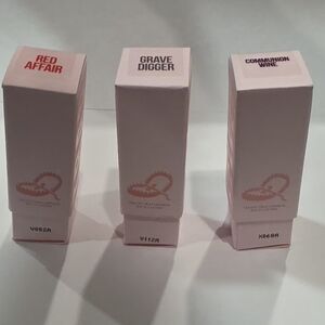 Jeffree Star Red Affair, Communion Wine, Grave Diger Lipstick Lot